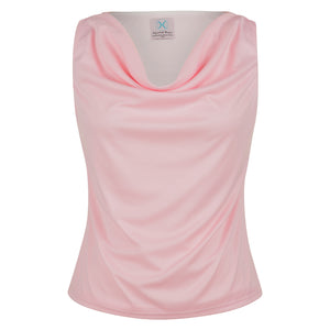 Annalise Racerback Cowl Neck Sleeveless Top